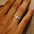 White Gold Oval Five Diamond Ring tf House - Diamonds, tomfoolery