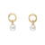 Pearl Twist Loop Drop Earrings, tf House - Pearls, tomfoolery
