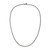Titanium Fine Flat Curb Chain Necklace, Titanium, tomfoolery