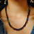 Denim Titanium Anchor Chain Necklace, Titanium, tomfoolery