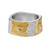 Silver & Gold Wide Square Ring, Eva Stone, tomfooley