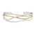 Silver & Gold Irregular Wave Cuff, Eva Stone, tomfoolery
