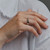 Silver & Rough Diamond Three Stone Ring, Eva Stone, tomfoolery