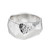 Silver Chunky Faceted Ring, Eva Stone, tomfoolery