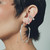 Silver Sculptural Onda Stud, FARIS, tomfoolery
