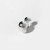 Silver Sculptural Chamelle Stud, FARIS, tomfoolery