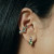 Silver Gemstone Chamelle Stud, FARIS, tomfoolery