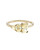 TRIO Radiant Cut Yellow Diamond Asymmetrical Three Stone Ring, tf House - Infinite, tomfoolery