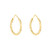 Gold Sparkle Hoops, tf House - Hoops, tomfoolery