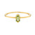 Peridot Octagon Stacking Ring, tf House - Beaded, tomfoolery