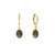 Labradorite Cabochon Hoops, By Garance, tomfoolery