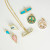 Crystal Hexa T Bar Charm, metier by tomfoolery