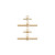 Gold T Bar Charm, metier by tomfoolery