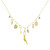 Opal & Diamond Droplet Bibelo Necklace, Laura Ngyou, tomfoolery