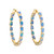 Opal Pear Cut Hoops, OPAL, tomfoolery