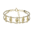 N° 845 Gold, Braided Silk & Tourmaline Bracelet, Marie Laure Chamorel, tomfoolery