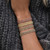 N° 364 Gold Multi "Jaipur" Woven Silk Bracelet, Marie Laure Chamorel, tomfoolery