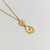 Gold Love of Nature Heart & Flower Drop Pendant, Alex Monroe, tomfoolery
