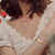 Gold Love of Nature Heart & Flower Drop Pendant, Alex Monroe, tomfoolery