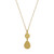 Gold Love of Nature Heart & Flower Drop Pendant, Alex Monroe, tomfoolery