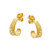 AURA Gold Ray Hoops, TRIBE, tomfoolery