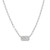 AURA Silver Ray Paperclip Chain Necklace, TRIBE, tomfoolery