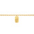 AURA Gold Ray Paperclip Chain Bracelet, TRIBE, tomfoolery