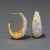Solanales Crystal Hoop Earrings Alexis Bittar, tomfoolery