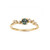 Teal Sapphire & Diamond Namika Ring, Irena Chmura, tomfoolery