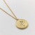 Gold Embroidery Loop Necklace, Alex Monroe, tomfoolery