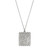 Silver Floral Stamp Necklace, Alex Monroe, tomfoolery