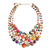 Cascading Kantha Beaded Statement Necklace, WorldFinds, tomfoolery