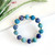 Kantha Azure Bauble Bracelet, WorldFinds, tomfoolery