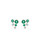 Scatter Cascading Emerald Studs, tf House - Infinite, tomfoolery