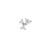 White Gold & Diamond Scatter Trio Studs, tf House - Diamonds, tomfoolery