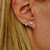 White Gold & Marquise Diamond Drop Studs, tf House - Diamonds, tomfoolery