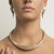 White Gold Holographic Athena Necklace, Maison 203, tomfoolery