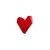 3d Printed XS Heart Brooch, Maison 203, tomfoolery