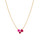Scatter Trio Ruby Cluster Pendant, tf House - Infinite, tomfoolery