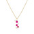 Scatter Trio Ruby Cascade Pendant, tf House - Infinite, tomfoolery