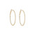 Slim White Diamond Pave Round Hoops, tf House - Diamonds, tomfoolery