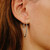 White Gold Slim White Diamond Pave Round Hoops, tf House - Diamonds, tomfoolery