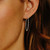 White Gold Slim Diamond Pave Oval Hoops, tf House - Infinite, tomfoolery