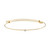 Gold & Diamond Fine Adjustable Bangle, tf House - Infinite, tomfoolery