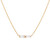 Rene Oval & Tapered Baguette Midi Diamond Pendant, tf House - Art Echo, tomfoolery