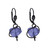 Blue Resin Nugget Earrings, Abra Couture, tomfoolery