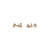 Diamond Curved Branch Earrings, N+A New York, tomfoolery