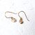 White Diamond Small Shield Drop Earrings, N+A, tomfoolery