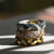 Gold & Blue Diamond Nature Wedding Band, Studio Baharra, tomfoolery