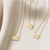 Gold Moon & Stars Postcard Charm Necklace, Aili Jewellery, tomfoolery